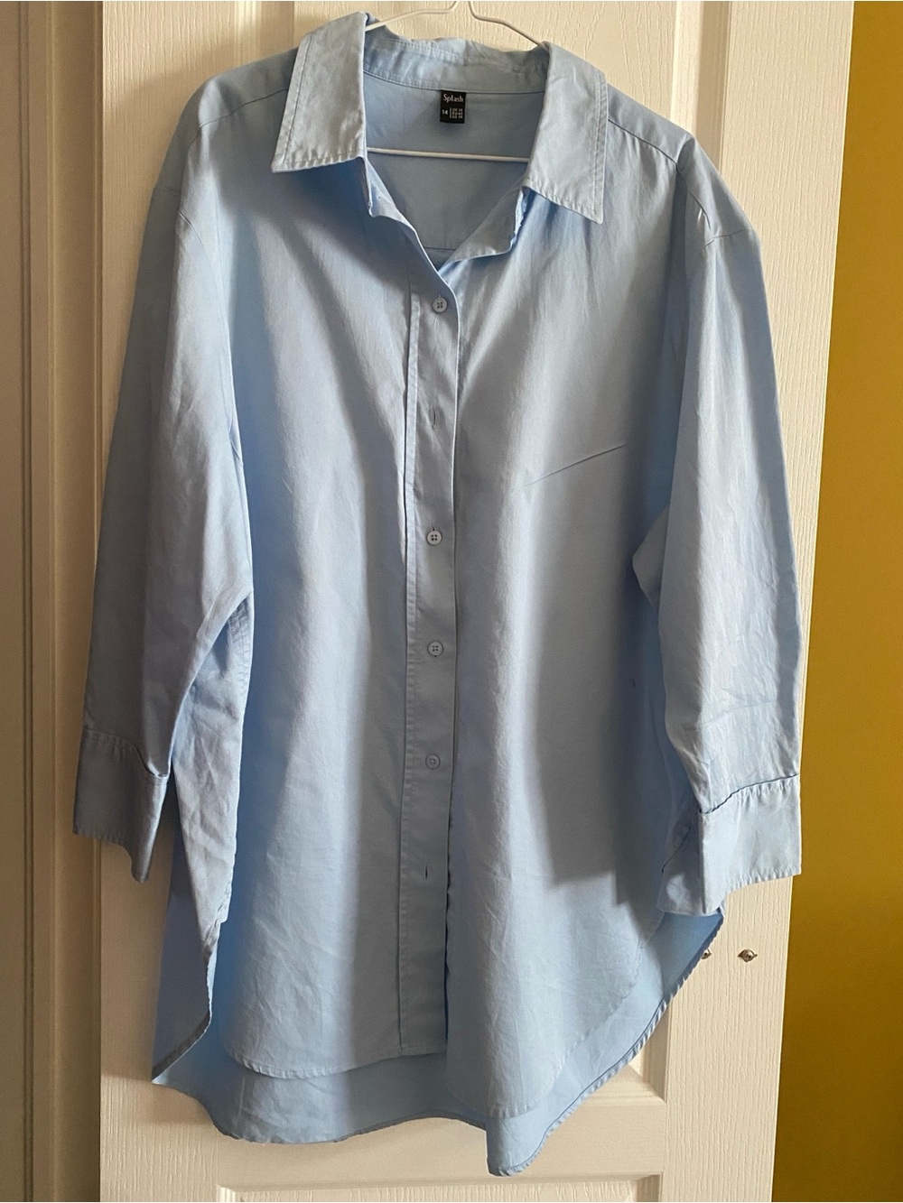Light Blue women’s Button-Up Shirt